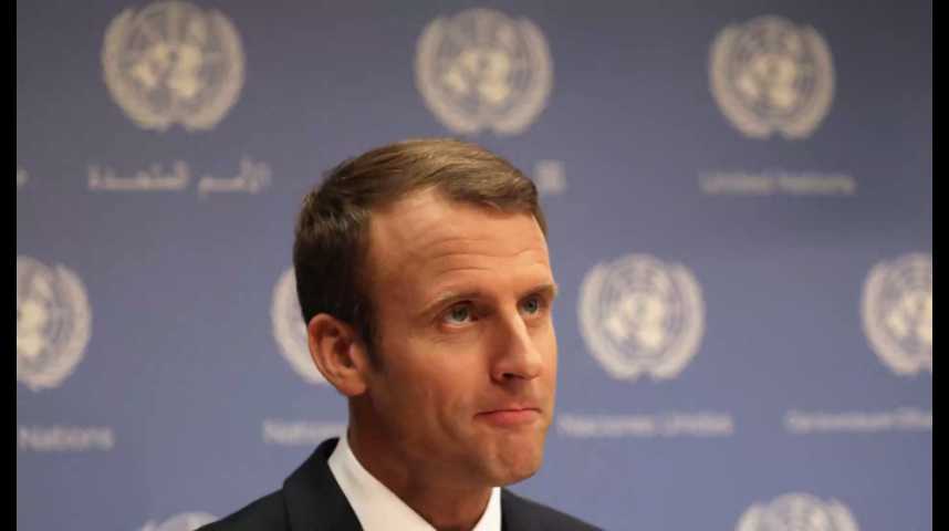Illustration pour la vidéo A l'ONU, Emmanuel Macron exprime ses divergences avec Donald Trump