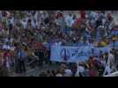 Hundreds march in Cambrils to remember attacks - Label : AFPTV - First images - Category : News