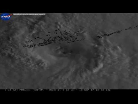 Satellite images show Irma over Florida keys