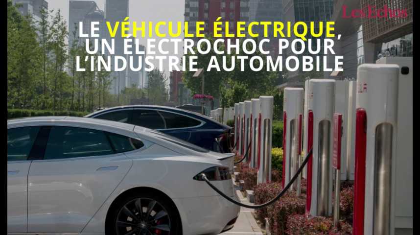 Illustration pour la vidéo Le véhicule électrique, un électrochoc pour l’industrie automobile