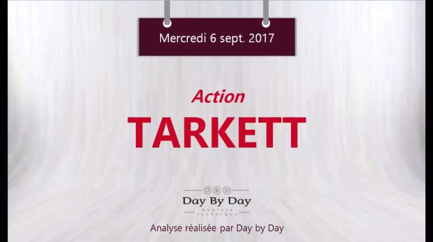 Illustration pour la vidéo Action Tarkett - vers de nouveaux plus bas annuels - Flash analyse IG 06.09.2017