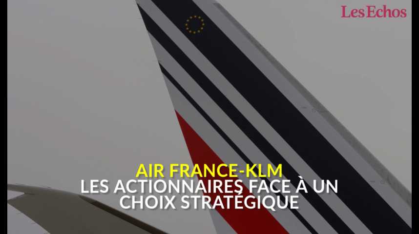 Illustration pour la vidéo Air France-KLM : les actionnaires face à un choix stratégique