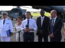French President Macron visits hurricane-hit Caribbean