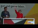 Angela Merkel holds campaign rally in Brandenburg - Label : AFPTV - First images - Category : News