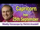 Capricorn Weekly Horoscope from 25th September - 25th September 2017