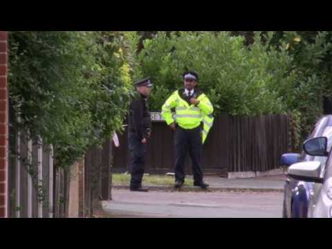 British police raid home after train attack arrest