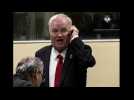 Agitated Mladic ordered dragged from courtroom - Label : AFPTV - First images - Category : News