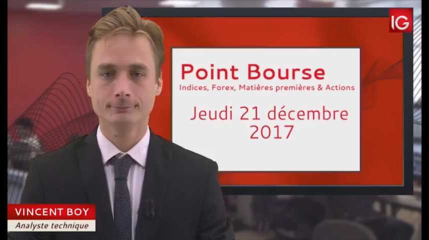 Illustration pour la vidéo Point Bourse IG du 21.12.2017