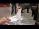Residents in Vic turn out to vote in Catalan elections