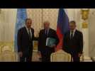 Syria peace talks: Russian Lavrov meets de Mistura in Moscow