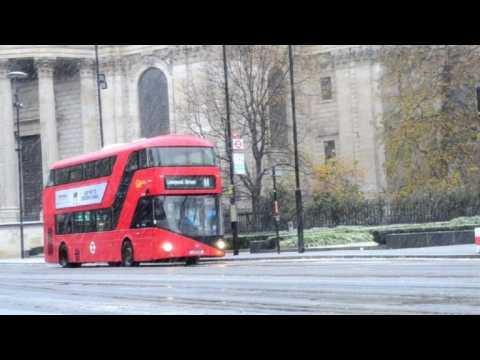 London wakes up to snowfall