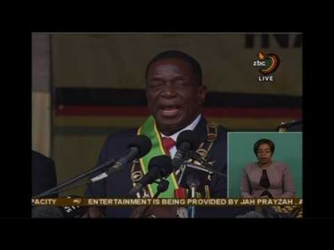 New Zimbabwe President praises 'father of the nation' Mugabe