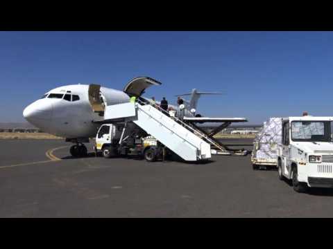 First aid flight in 3 weeks lands in rebel-held Yemen capital