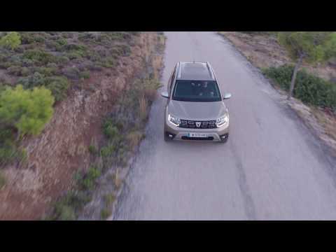 2017 New Dacia DUSTER tests drive in Greece Aerial Video