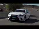 LEXUS LS 500h in White Driving Video