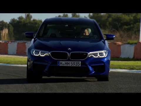 The BMW M5 on the  Race Track in Estoril