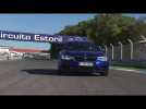 The BMW M5 on the  Race Track Car to Car camera in Estoril