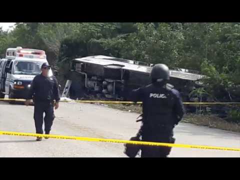 Mexico bus crash kills 11 tourists including foreigners