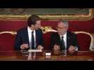 New Austrian rightwing government sworn in - Label : AFPTV - First images - Category : News