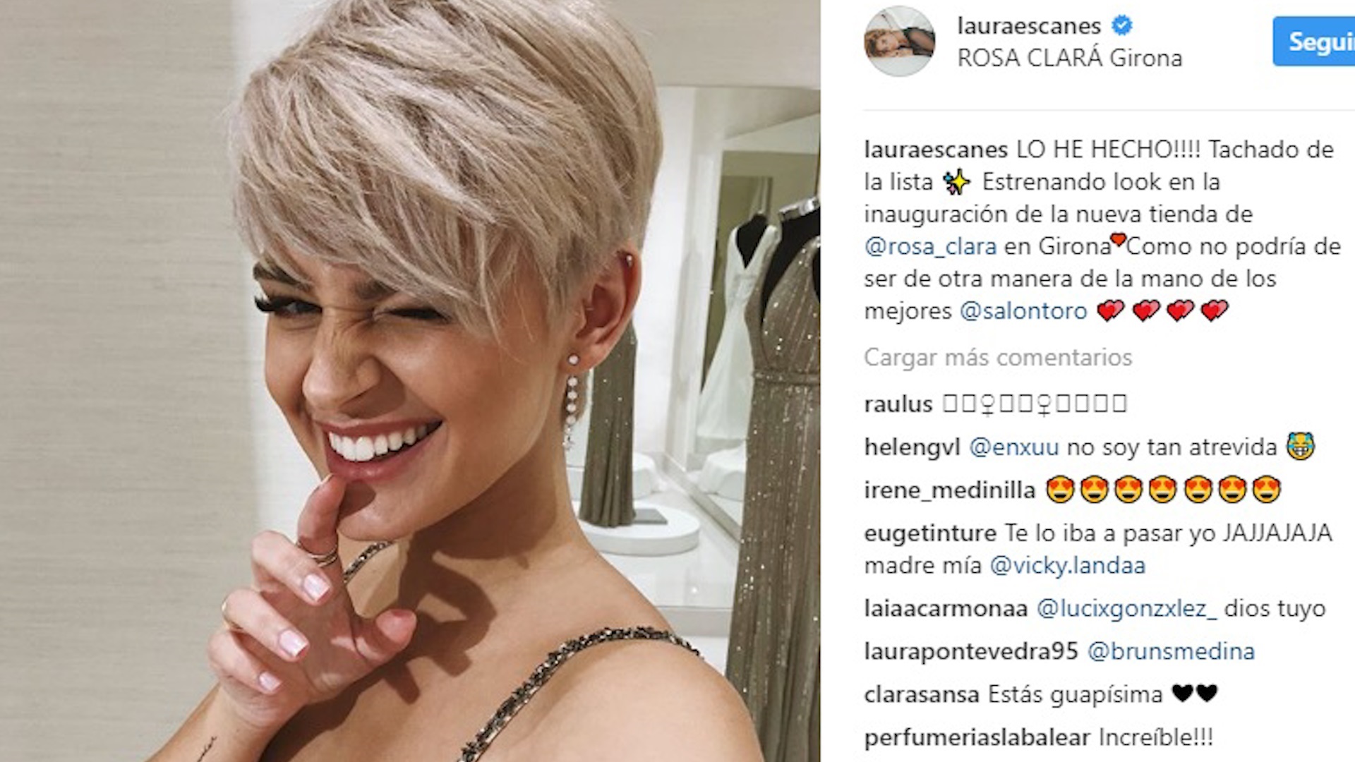 VIDEO : Laura Escanes sorprende con su cambio de look