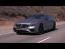 The new Mercedes-AMG S 63 4MATIC+ Coupe in Grey magno Driving Video