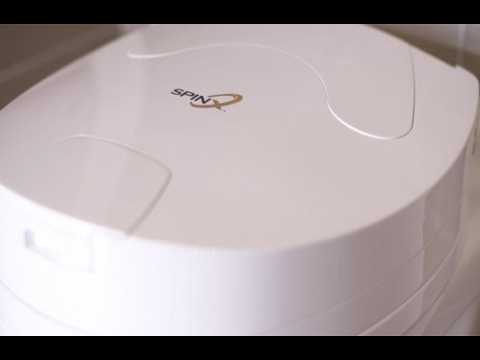 The SpinX - the world's first toilet cleaning robot