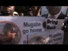 Anti-Mugabe demonstrators take to Harare streets