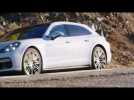 Porsche Panamera Turbo S E-Hybrid Sport Turismo Driving Video in Carrara White Metallic