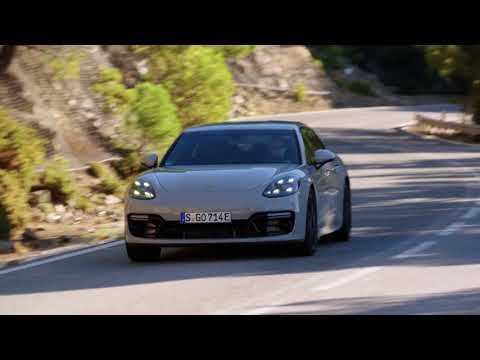 Porsche Panamera Turbo S E-Hybrid Sport Turismo Driving Video in Crayon