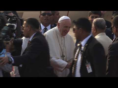 Pope lands in Bangladesh after contentious Myanmar visit