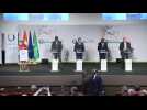 Closing session of the EU-AU summit in Abidjan - Label : AFPTV - First images - Category : News