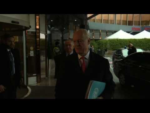 UN envoy arrives to meet Syrian delegates for talks in Geneva
