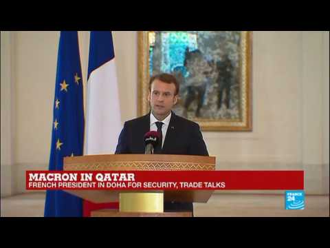 REPLAY - Watch French president Macron''s speech in Qatar