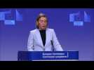 US Jerusalem move risks return to 'darker times': EU's Mogherini - Label : AFPTV - First images - Category : News