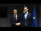 Meeting between Macron and Morawiecki in Brussels - Label : AFPTV - First images - Category : News