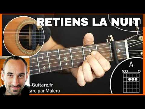 Retiens la nuit Cours de Guitare - Partie 1 de 4