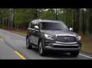 2018 INFINITI QX80 in Graphite Shadow Driving Video