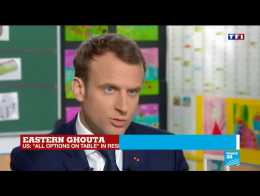 Emmanuel Macron: "Last week, chemical weapons were used by the regime of Bashar al-Assad"