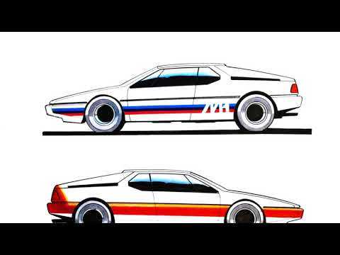 40 years of BMW M1 - Design Sketches