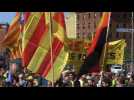 Pro-Catalonia independence protest in Barcelona
