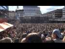 People in Stockholm pay tribute to Avicii - Label : AFPTV - First images - Category : News