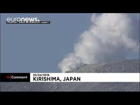 Volcano in southern Japan erupts for first time in 250 years