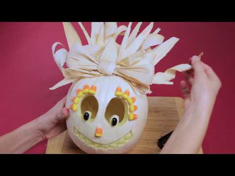 Corn Husk Hair Pumpkin