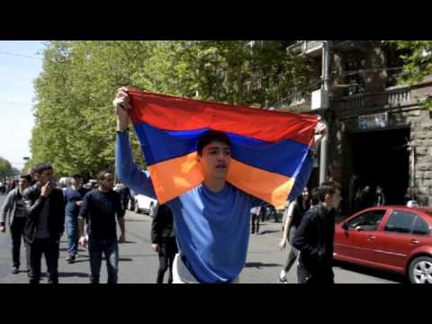 Armenians protest against election of Sarkisian as new PM