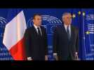 Macron in Strasbourg for speech on EU reforms - Label : AFPTV - First images - Category : News