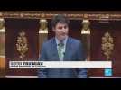 Standing ovations for Canadian PM Trudeau in rare French parliament address