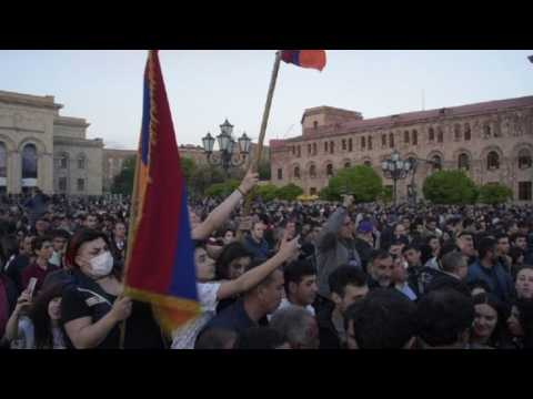 Tens of thousands rally in Armenia as ex-president elected PM