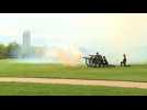 Gun salute in London to welcome royal baby