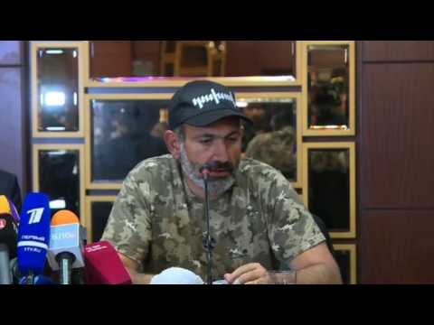 Armenia opposition leader Pashinyan says 'ready to lead' country