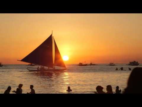 Tourists enjoy Boracay sunset ahead of island shut down
